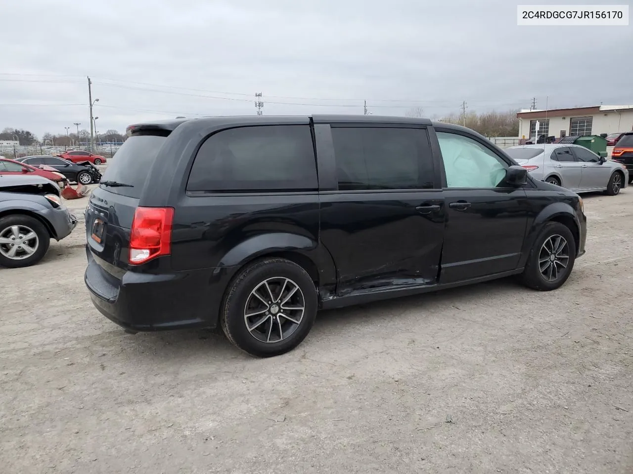 2C4RDGCG7JR156170 2018 Dodge Grand Caravan Sxt