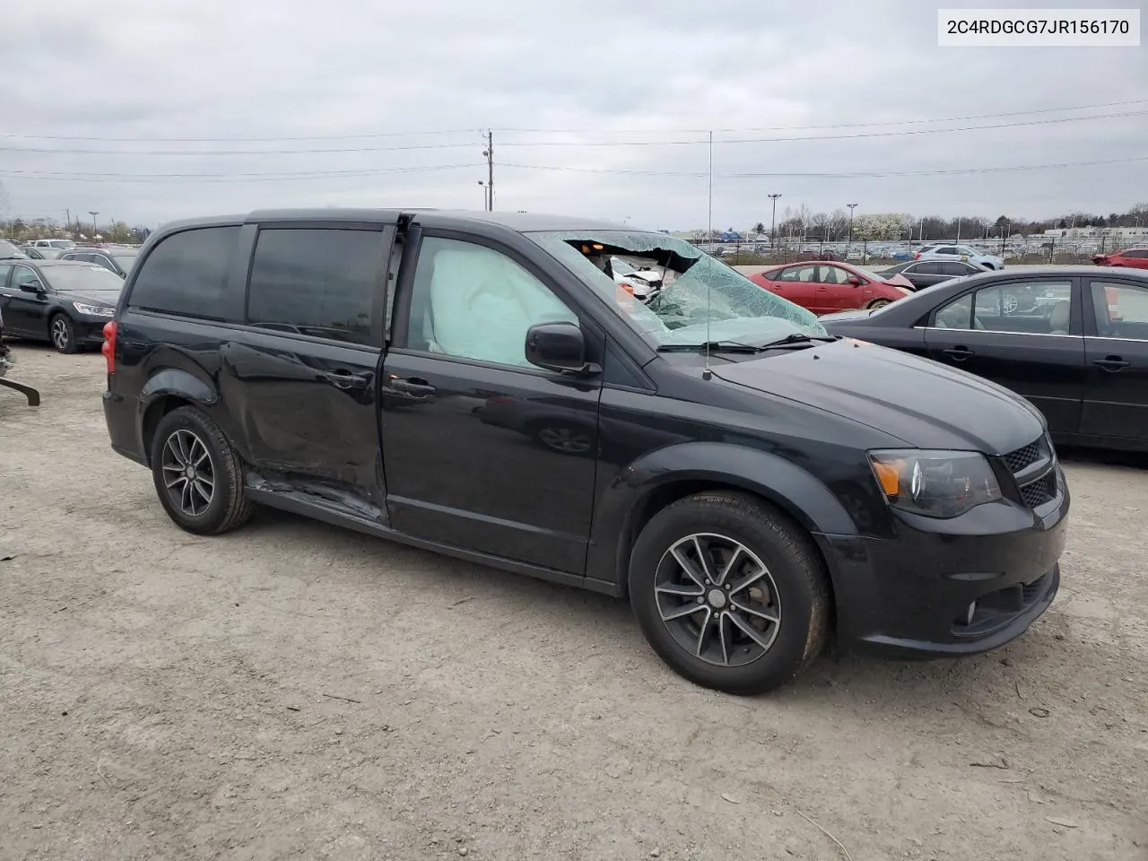 2C4RDGCG7JR156170 2018 Dodge Grand Caravan Sxt