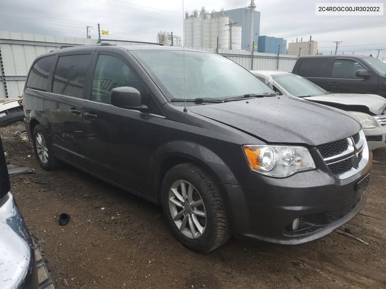 2C4RDGCG0JR302022 2018 Dodge Grand Caravan Sxt