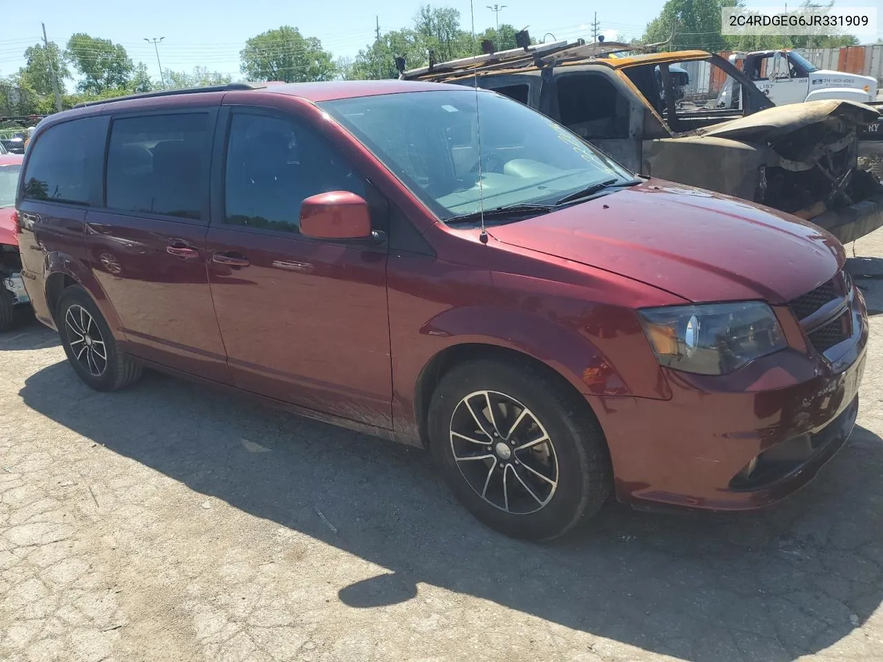 2C4RDGEG6JR331909 2018 Dodge Grand Caravan Gt