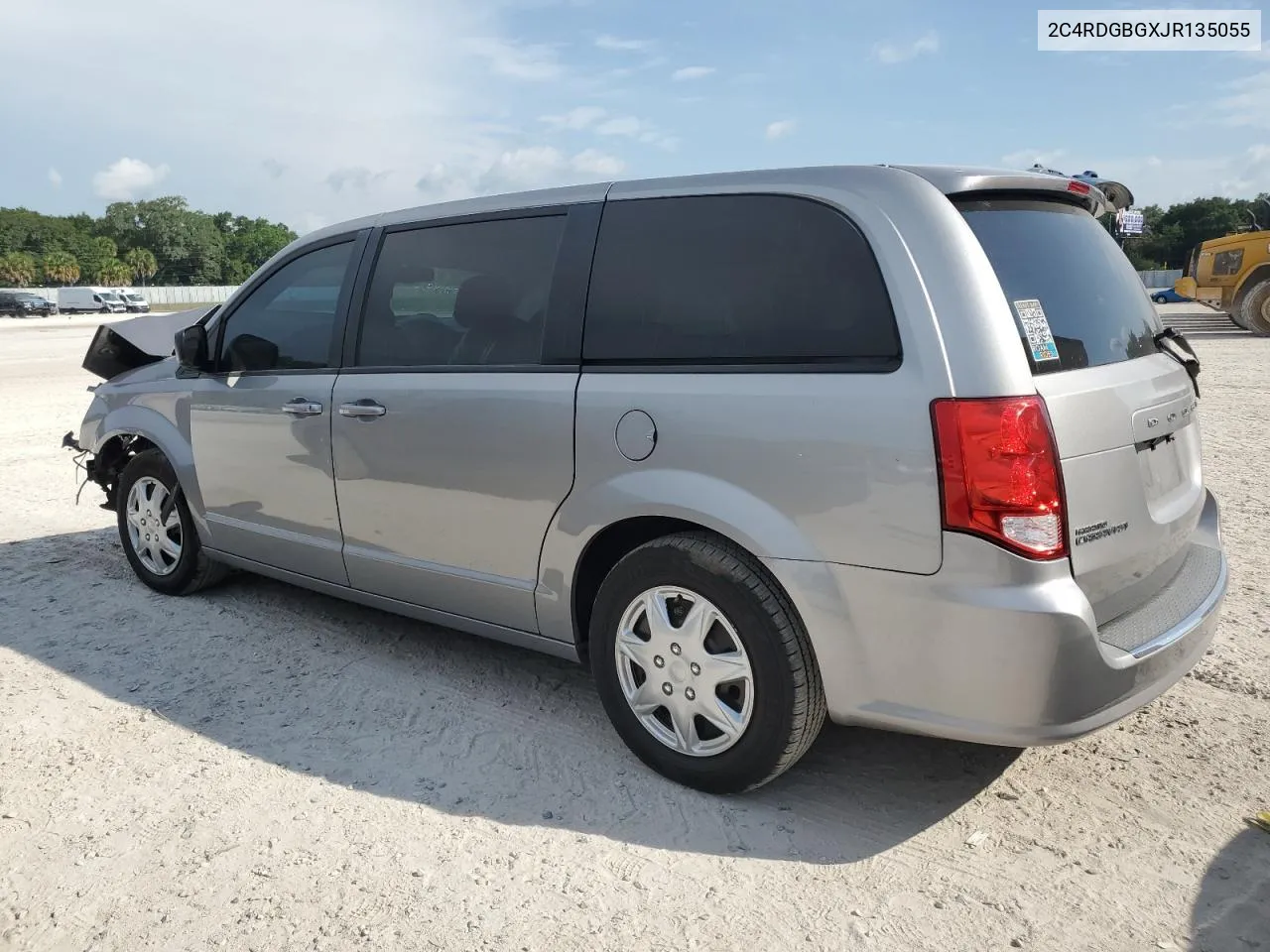 2018 Dodge Grand Caravan Se VIN: 2C4RDGBGXJR135055 Lot: 56535244