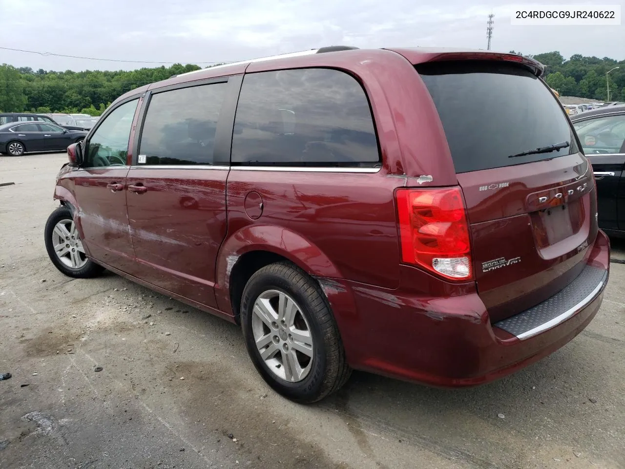 2018 Dodge Grand Caravan Sxt VIN: 2C4RDGCG9JR240622 Lot: 57406954