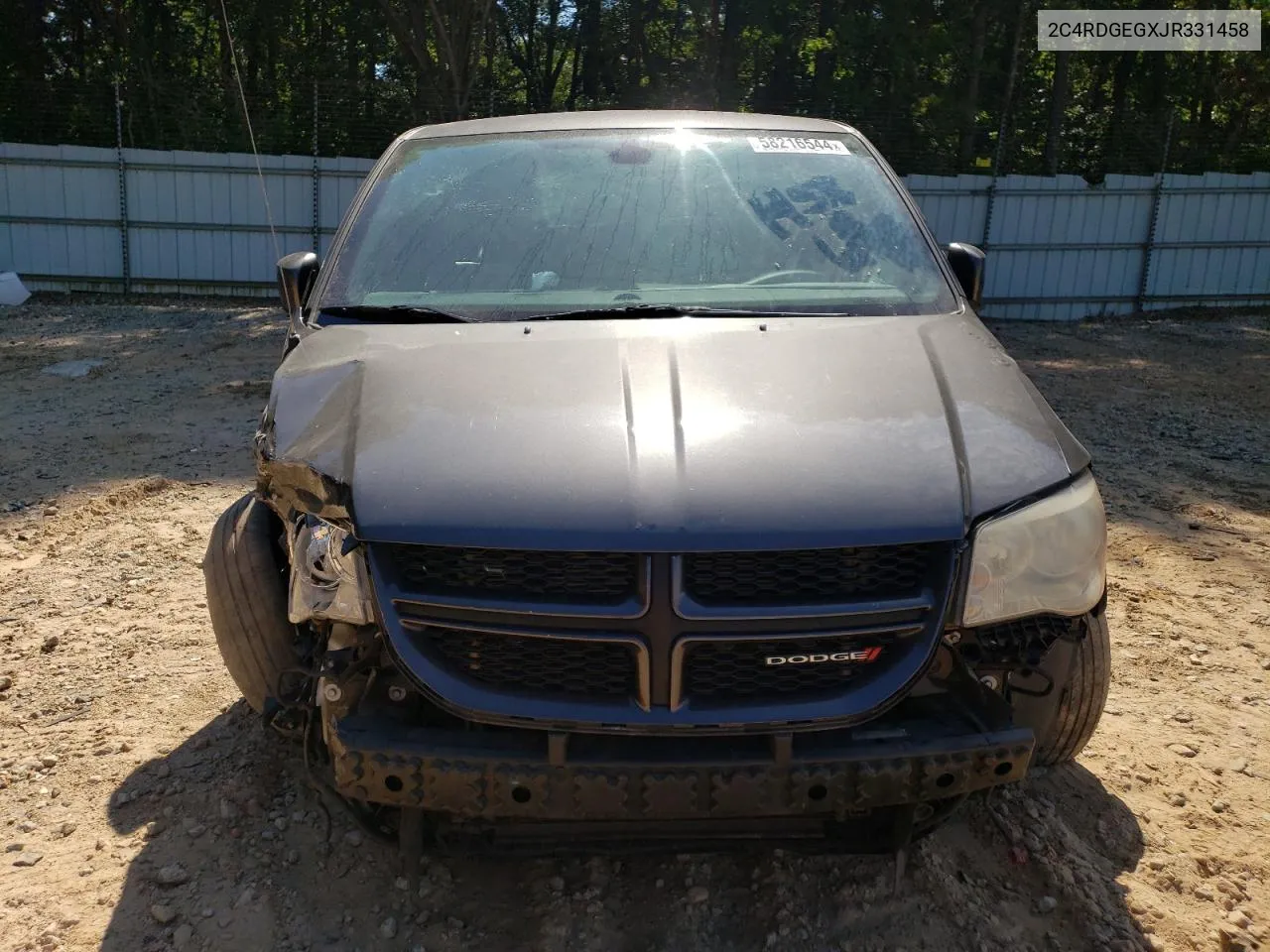 2C4RDGEGXJR331458 2018 Dodge Grand Caravan Gt