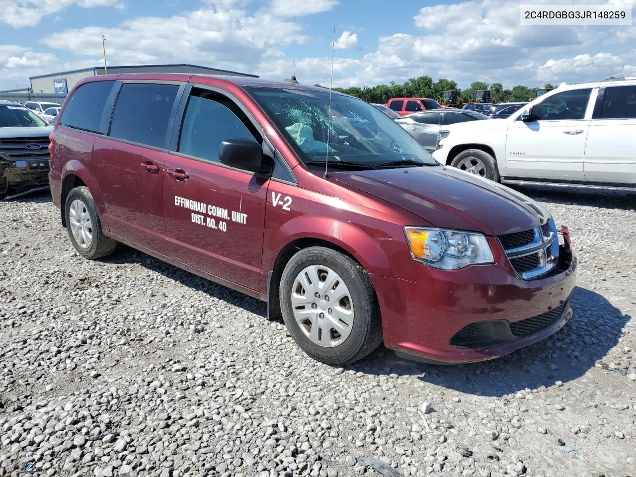 2C4RDGBG3JR148259 2018 Dodge Grand Caravan Se