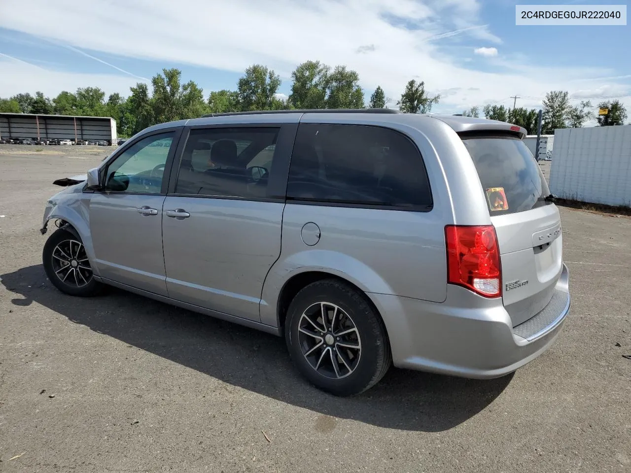 2018 Dodge Grand Caravan Gt VIN: 2C4RDGEG0JR222040 Lot: 59336344