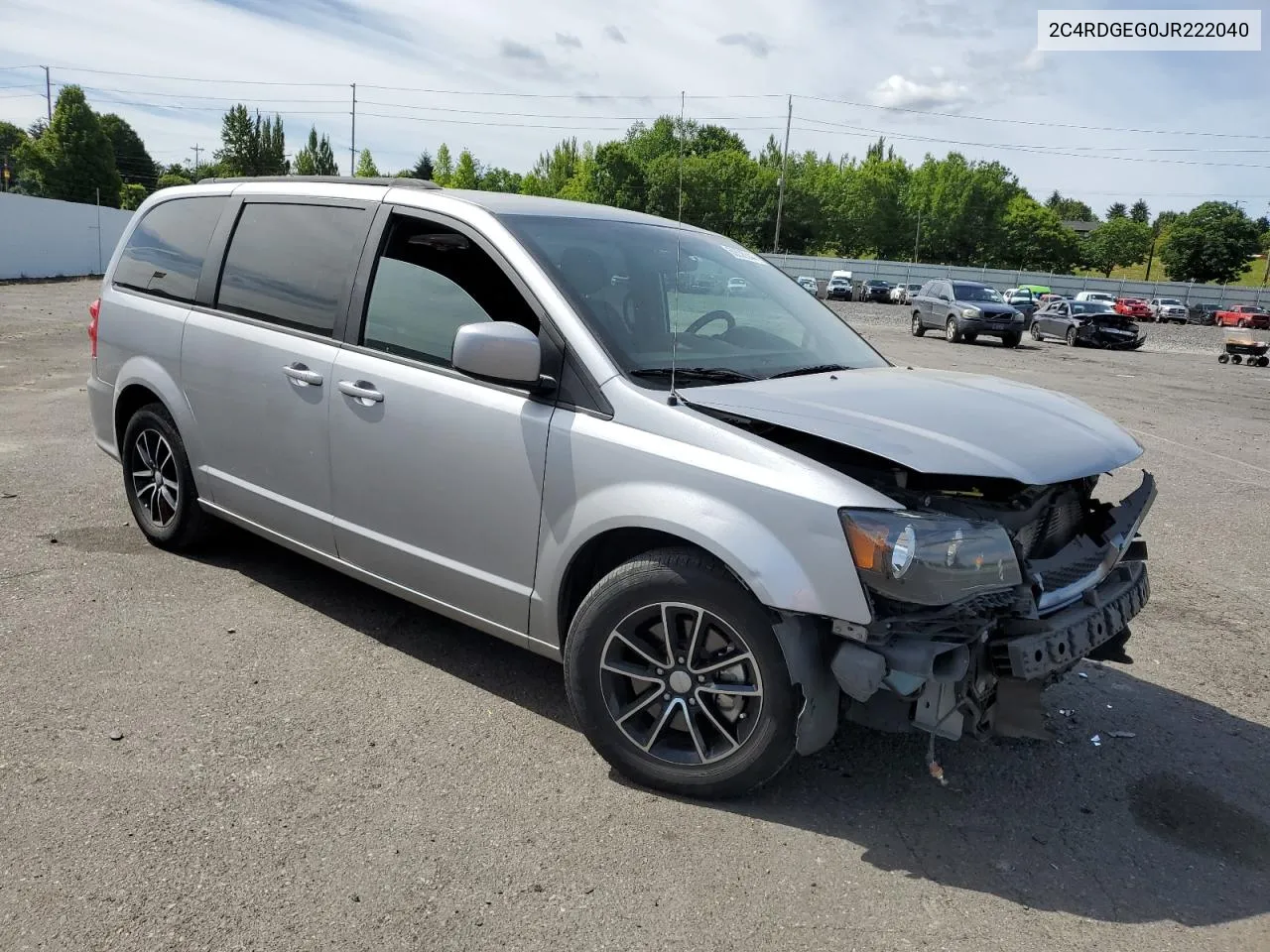 2C4RDGEG0JR222040 2018 Dodge Grand Caravan Gt