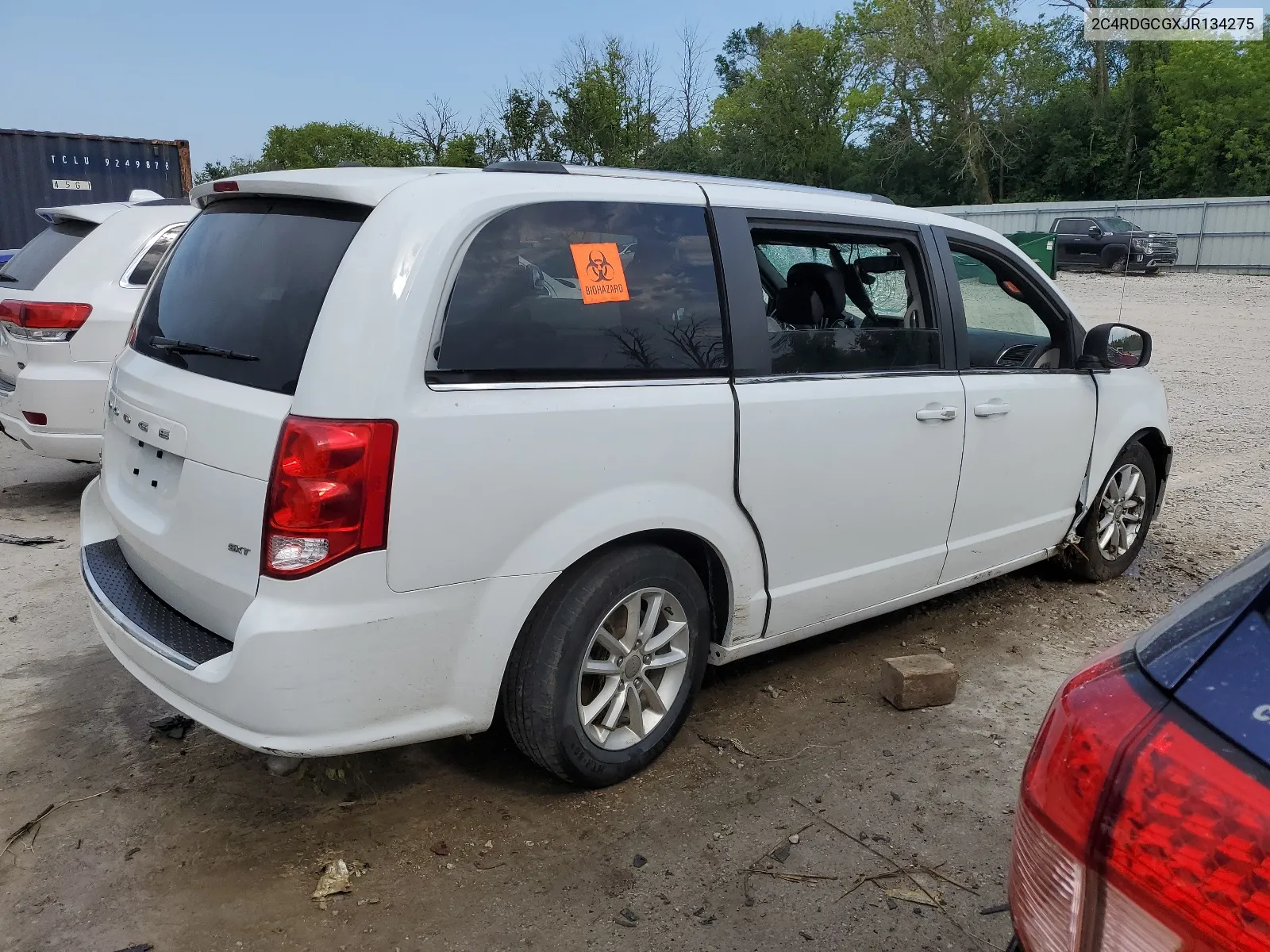 2018 Dodge Grand Caravan Sxt VIN: 2C4RDGCGXJR134275 Lot: 59955764