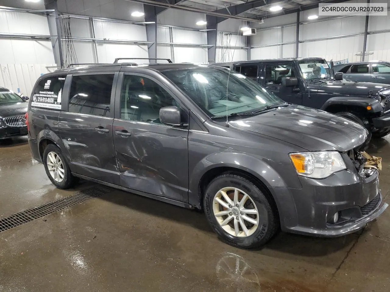 2018 Dodge Grand Caravan Sxt VIN: 2C4RDGCG9JR207023 Lot: 60747484