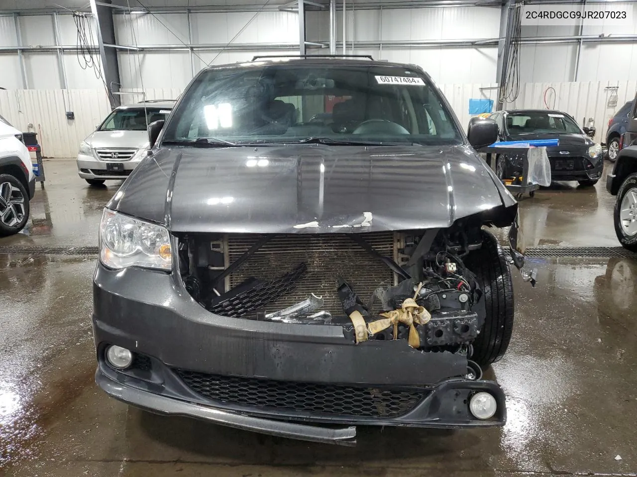 2018 Dodge Grand Caravan Sxt VIN: 2C4RDGCG9JR207023 Lot: 60747484