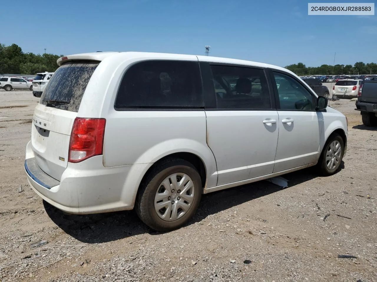 2018 Dodge Grand Caravan Se VIN: 2C4RDGBGXJR288583 Lot: 60915294