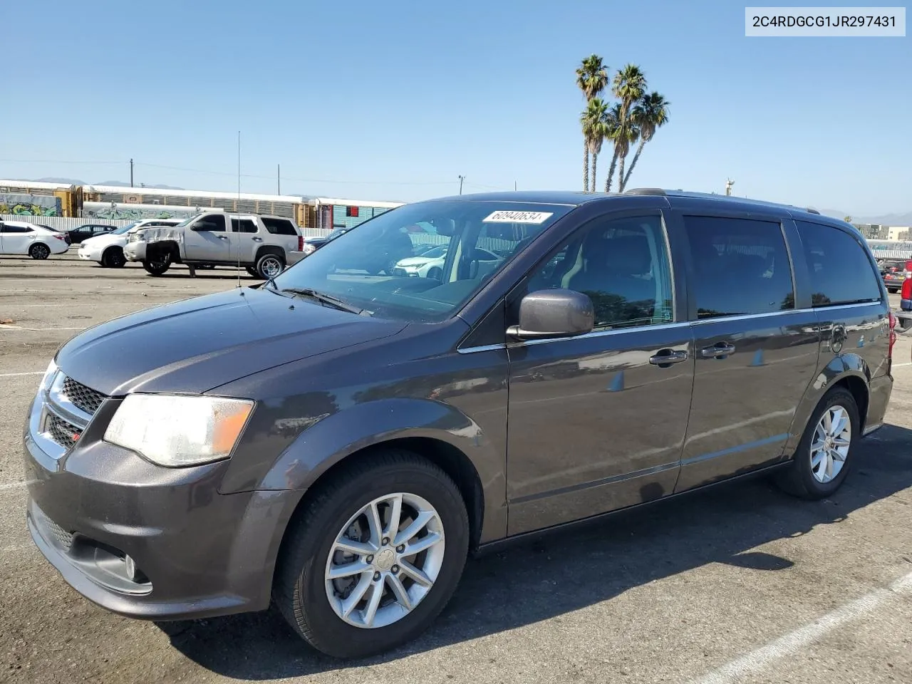 2C4RDGCG1JR297431 2018 Dodge Grand Caravan Sxt