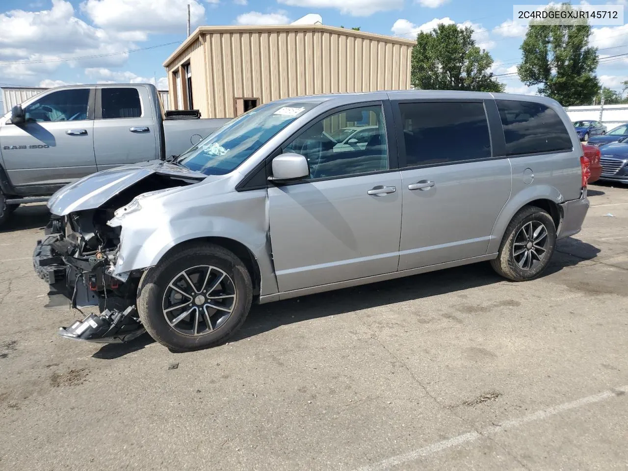 2018 Dodge Grand Caravan Gt VIN: 2C4RDGEGXJR145712 Lot: 61161874