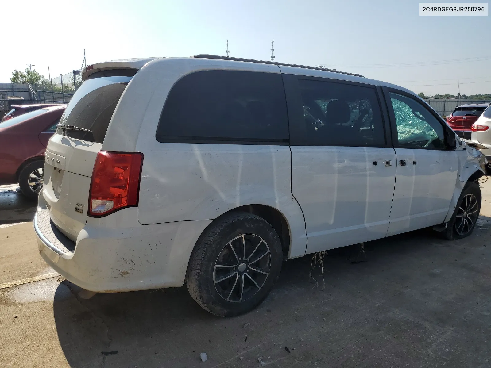 2C4RDGEG8JR250796 2018 Dodge Grand Caravan Gt