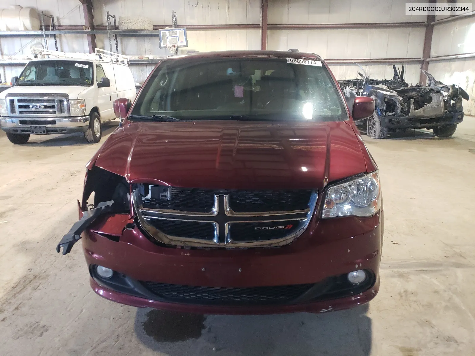 2C4RDGCG0JR302344 2018 Dodge Grand Caravan Sxt