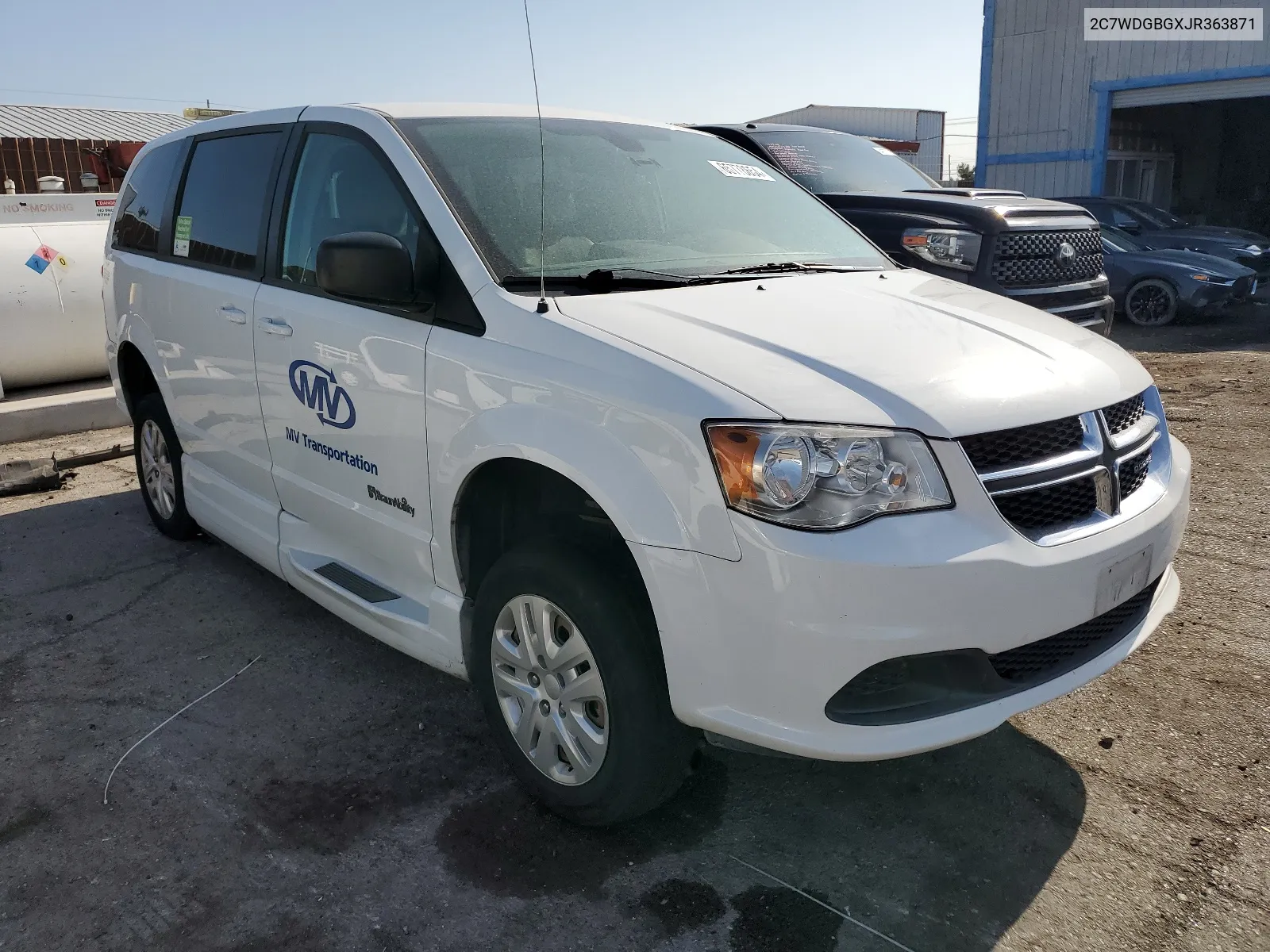 2018 Dodge Grand Caravan Se VIN: 2C7WDGBGXJR363871 Lot: 65778654