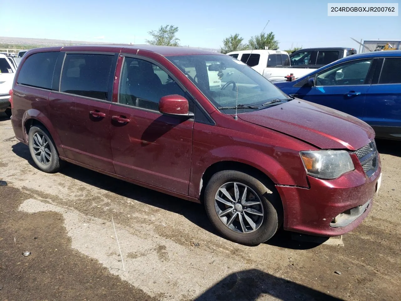 2018 Dodge Grand Caravan Se VIN: 2C4RDGBGXJR200762 Lot: 67001444