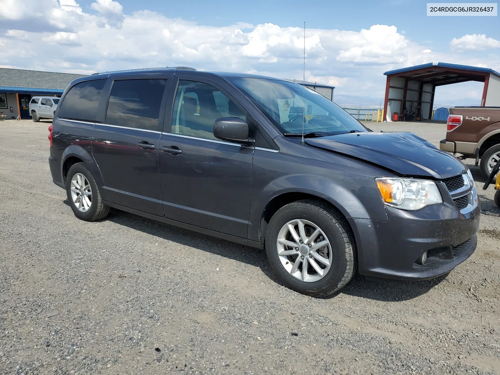 2018 Dodge Grand Caravan Sxt VIN: 2C4RDGCG6JR326437 Lot: 67473684