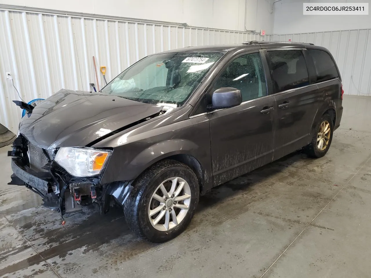 2C4RDGCG6JR253411 2018 Dodge Grand Caravan Sxt