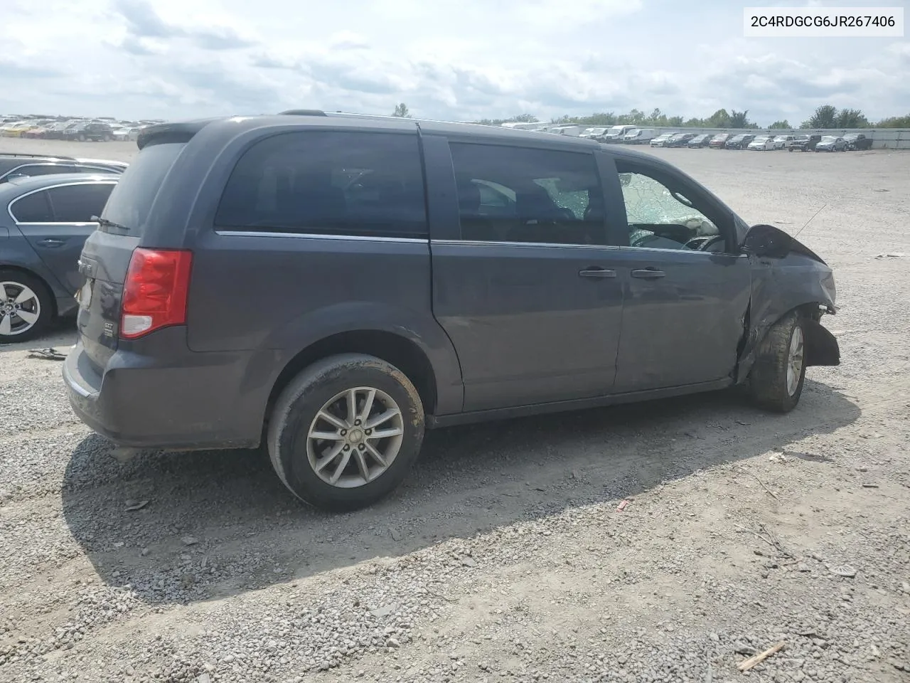 2018 Dodge Grand Caravan Sxt VIN: 2C4RDGCG6JR267406 Lot: 67545924