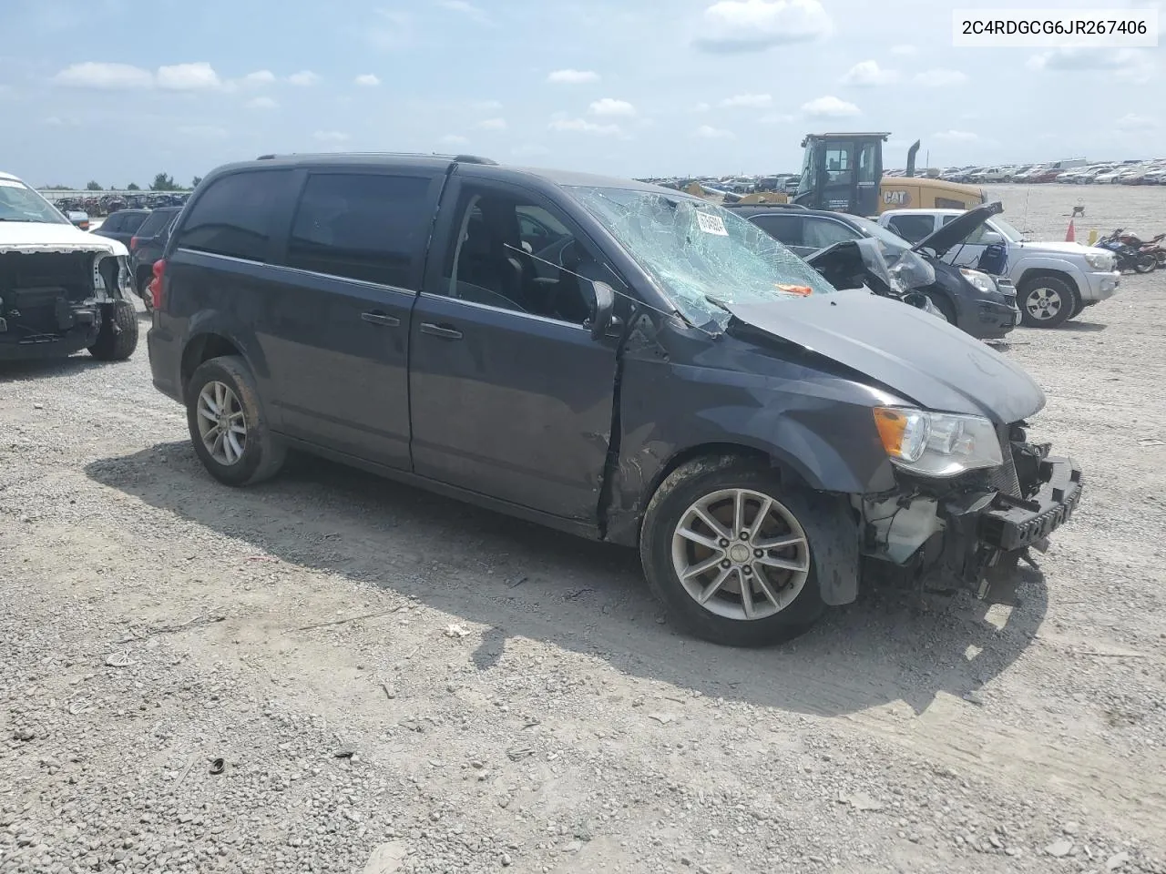 2018 Dodge Grand Caravan Sxt VIN: 2C4RDGCG6JR267406 Lot: 67545924