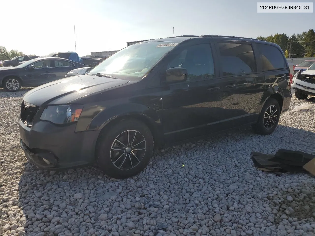 2018 Dodge Grand Caravan Gt VIN: 2C4RDGEG8JR345181 Lot: 67865794