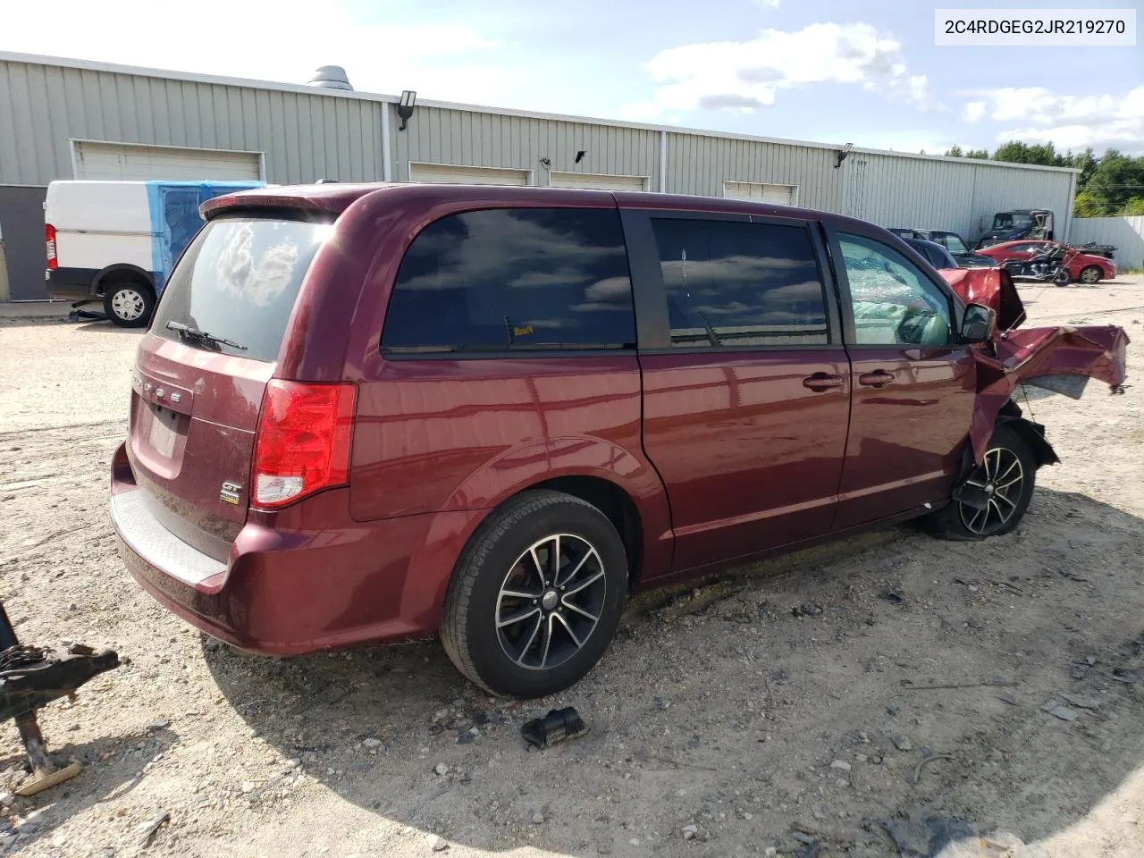 2018 Dodge Grand Caravan Gt VIN: 2C4RDGEG2JR219270 Lot: 67874094