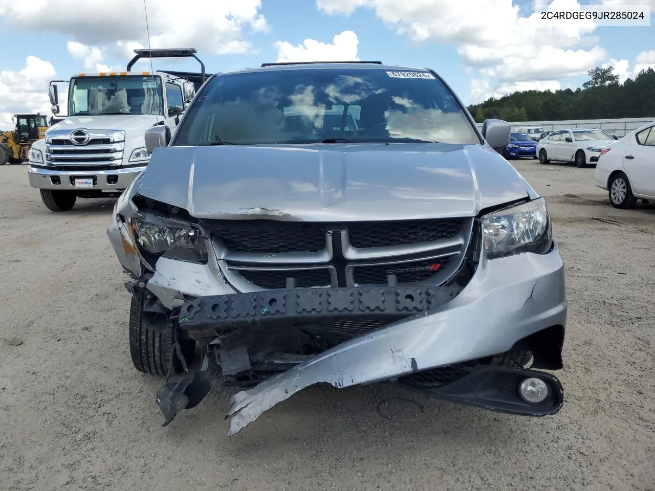 2018 Dodge Grand Caravan Gt VIN: 2C4RDGEG9JR285024 Lot: 67929824