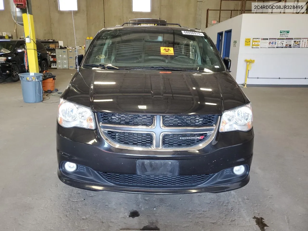 2018 Dodge Grand Caravan Sxt VIN: 2C4RDGCG8JR328495 Lot: 68090974