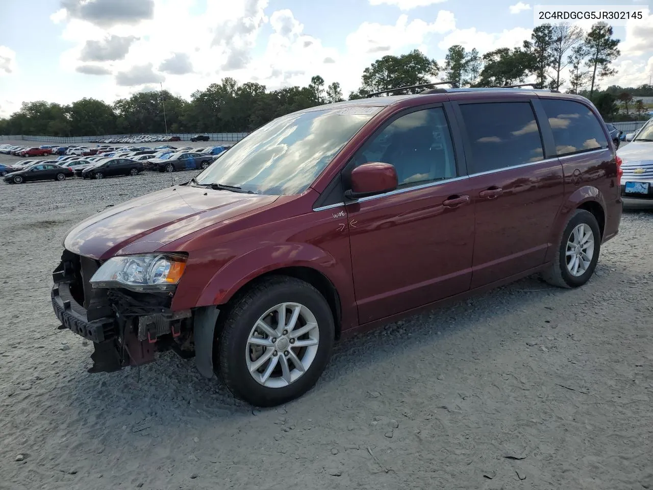 2C4RDGCG5JR302145 2018 Dodge Grand Caravan Sxt