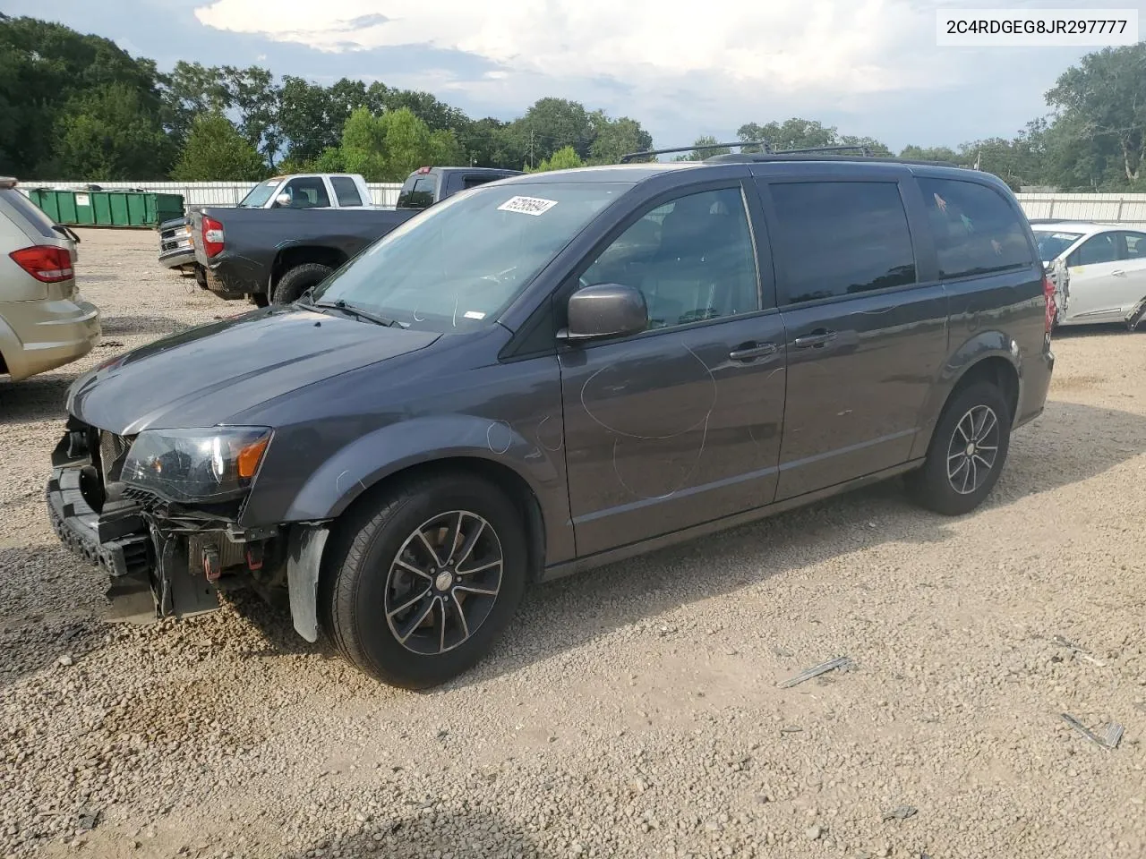 2018 Dodge Grand Caravan Gt VIN: 2C4RDGEG8JR297777 Lot: 69295694