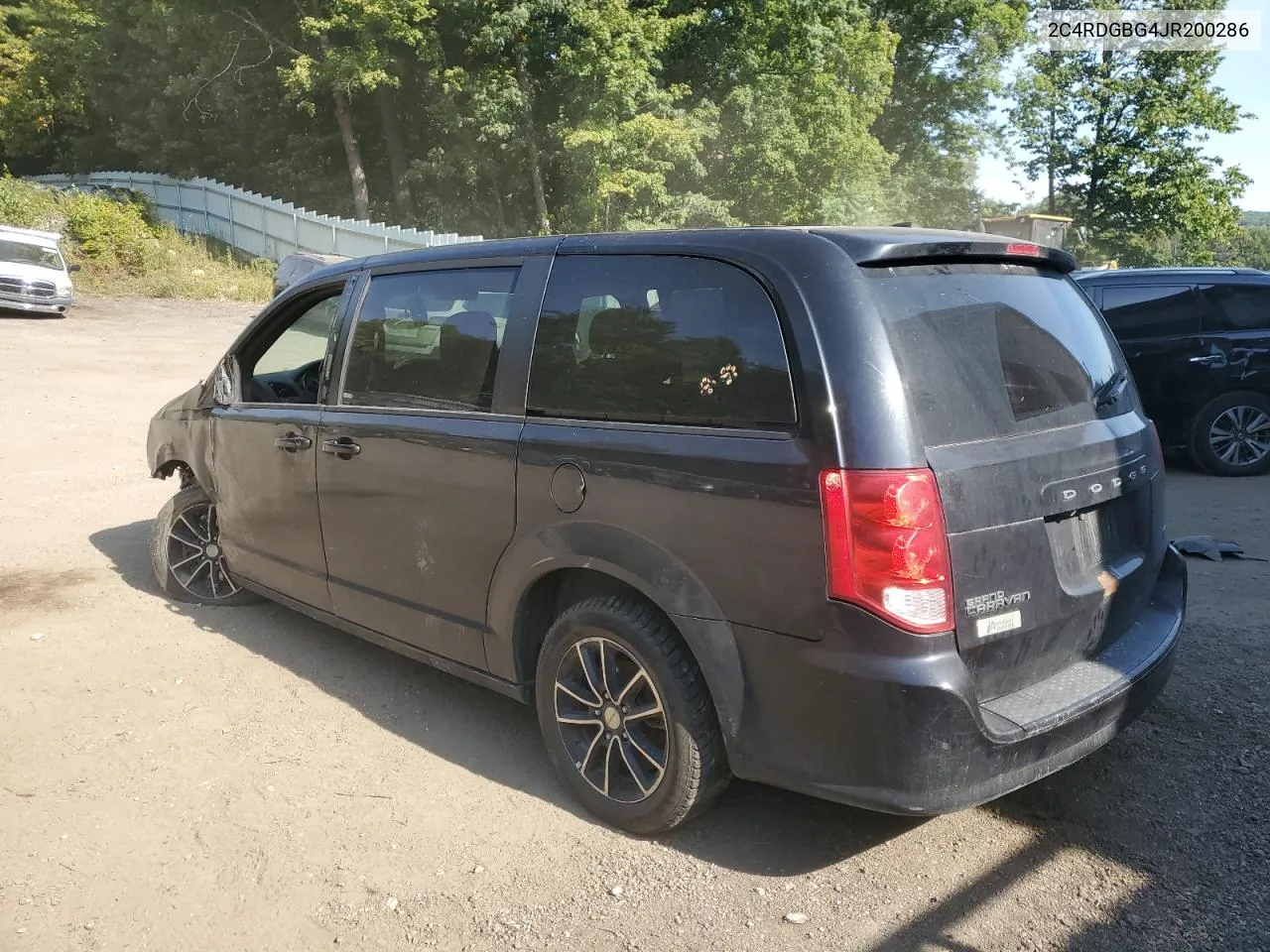 2018 Dodge Grand Caravan Se VIN: 2C4RDGBG4JR200286 Lot: 69924564