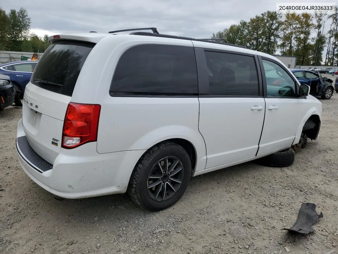 2018 Dodge Grand Caravan Gt VIN: 2C4RDGEG4JR336333 Lot: 70048834