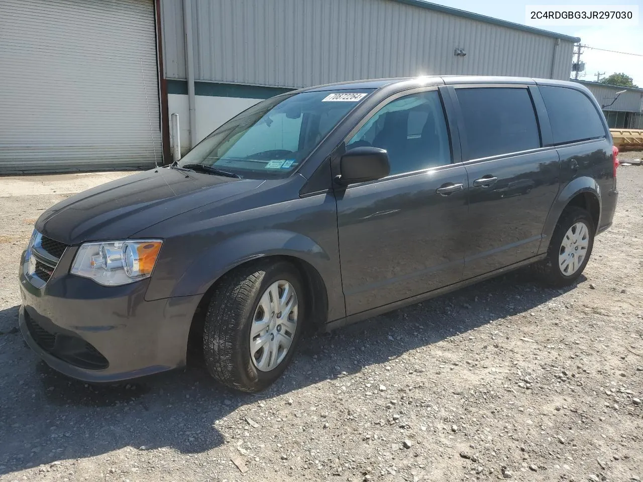 2018 Dodge Grand Caravan Se VIN: 2C4RDGBG3JR297030 Lot: 70872264