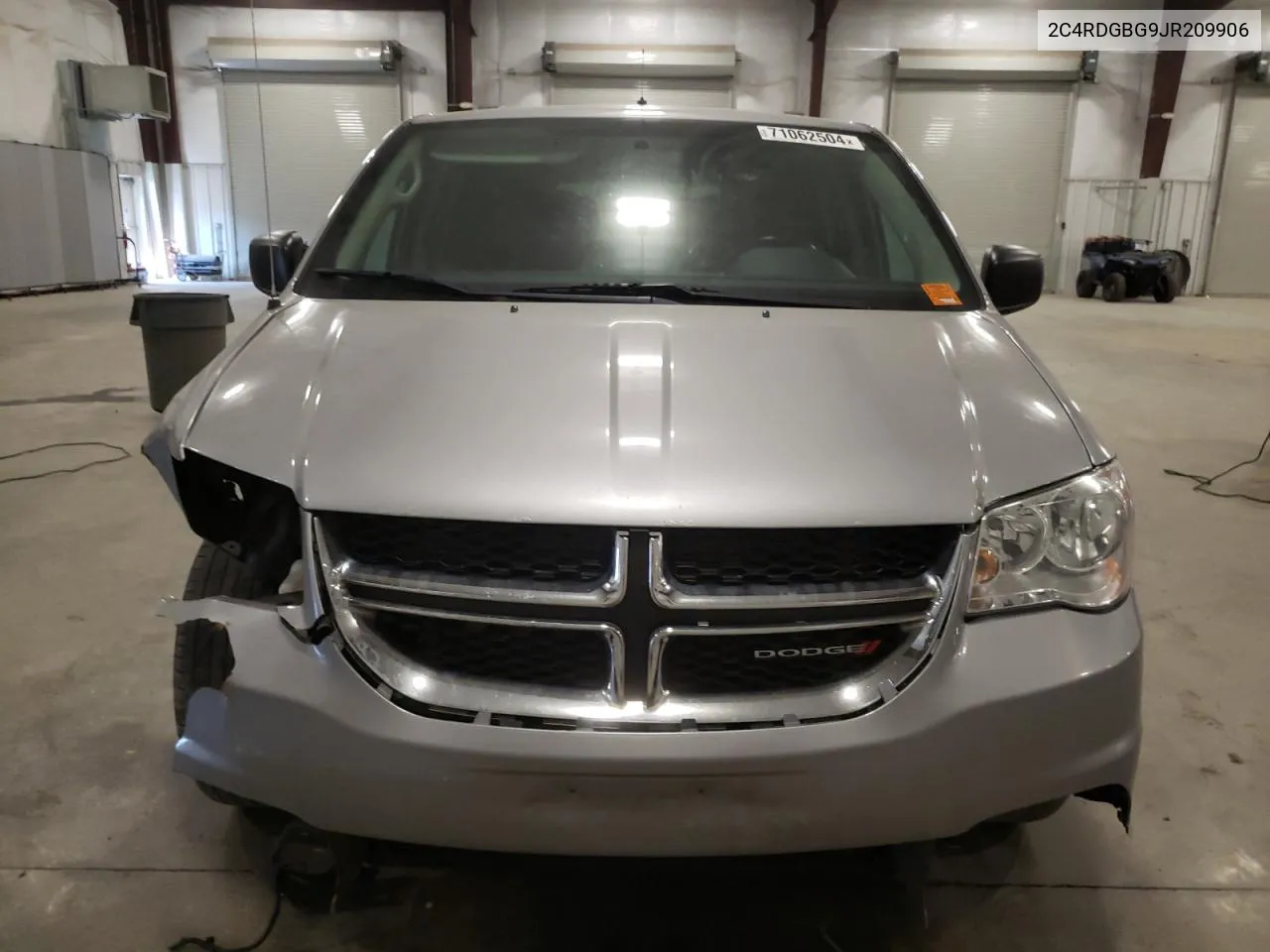 2018 Dodge Grand Caravan Se VIN: 2C4RDGBG9JR209906 Lot: 71062504