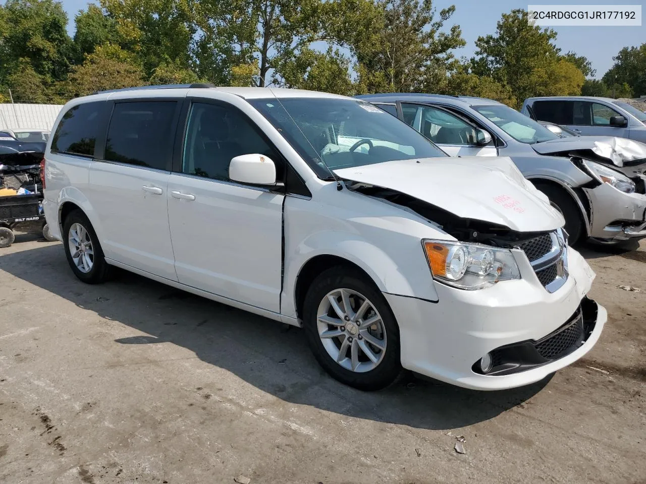 2018 Dodge Grand Caravan Sxt VIN: 2C4RDGCG1JR177192 Lot: 71304584