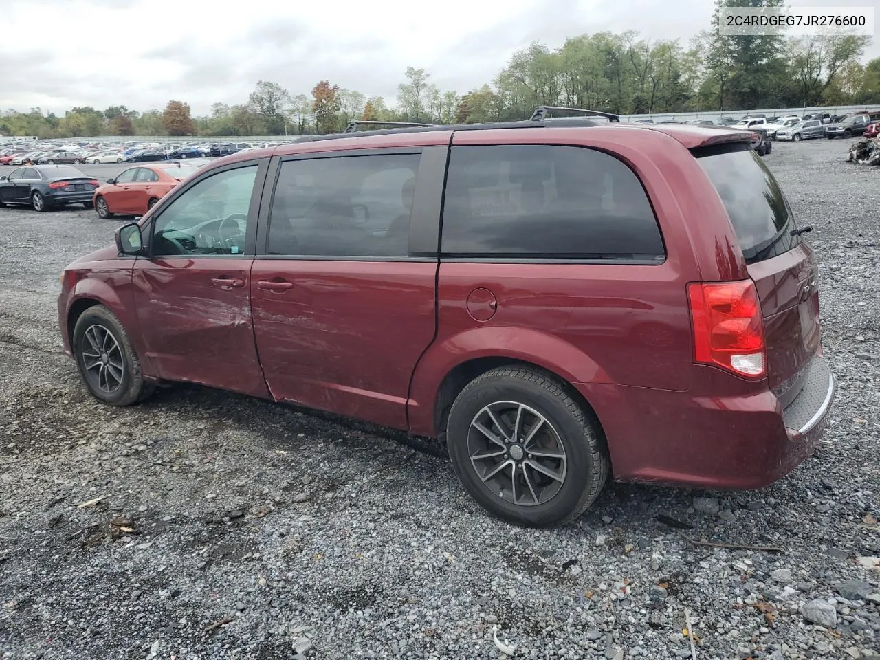 2018 Dodge Grand Caravan Gt VIN: 2C4RDGEG7JR276600 Lot: 71586514