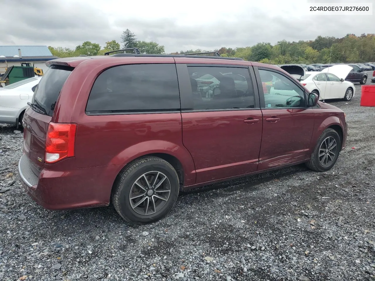 2018 Dodge Grand Caravan Gt VIN: 2C4RDGEG7JR276600 Lot: 71586514