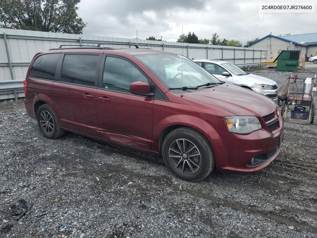 2018 Dodge Grand Caravan Gt VIN: 2C4RDGEG7JR276600 Lot: 71586514