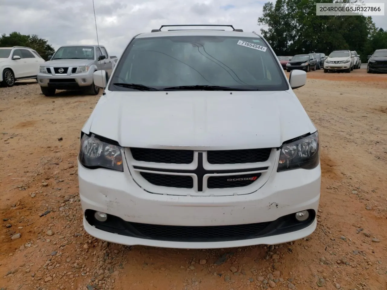 2018 Dodge Grand Caravan Gt VIN: 2C4RDGEG5JR327866 Lot: 71654544