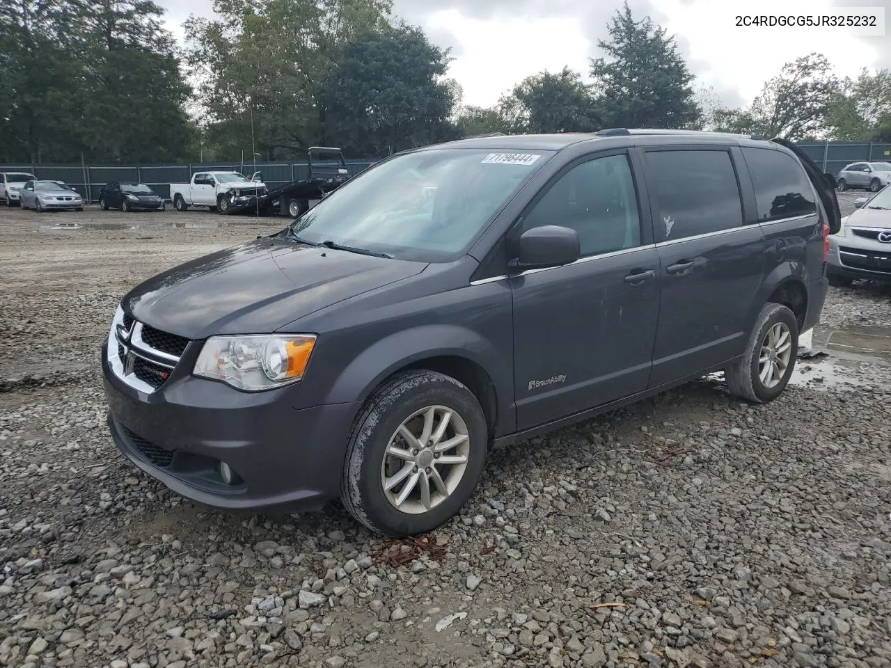 2018 Dodge Grand Caravan Sxt VIN: 2C4RDGCG5JR325232 Lot: 71796444