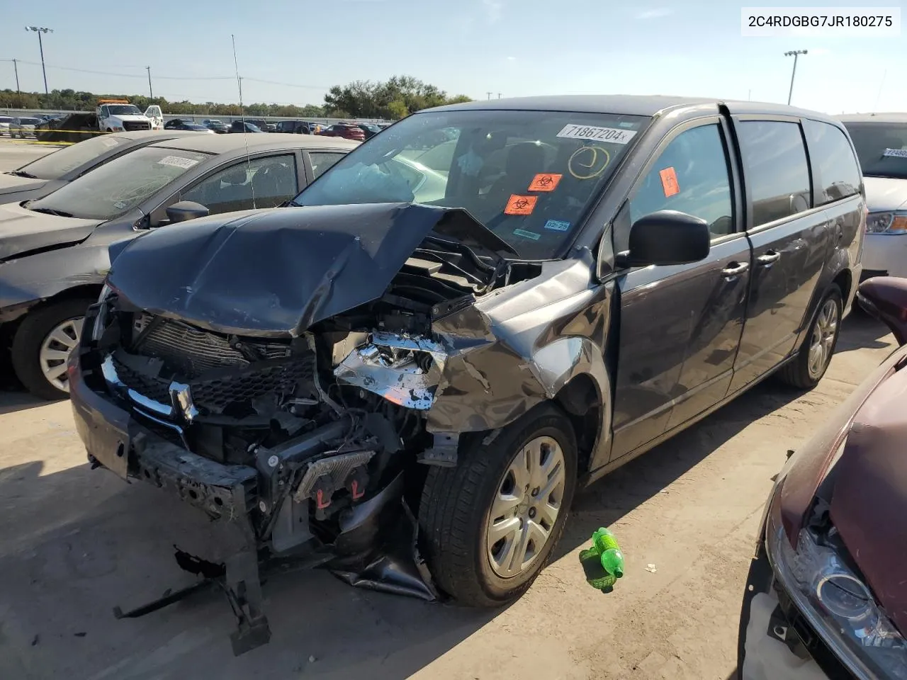 2C4RDGBG7JR180275 2018 Dodge Grand Caravan Se