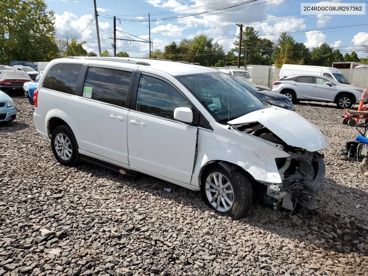 2018 Dodge Grand Caravan Sxt VIN: 2C4RDGCG8JR297362 Lot: 72175394