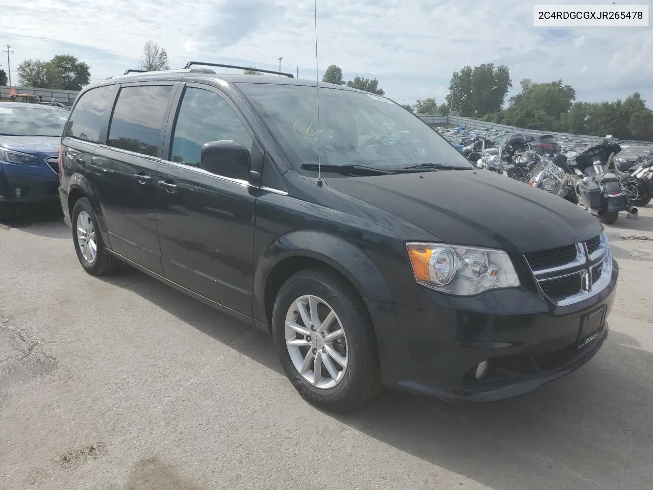 2018 Dodge Grand Caravan Sxt VIN: 2C4RDGCGXJR265478 Lot: 72184914