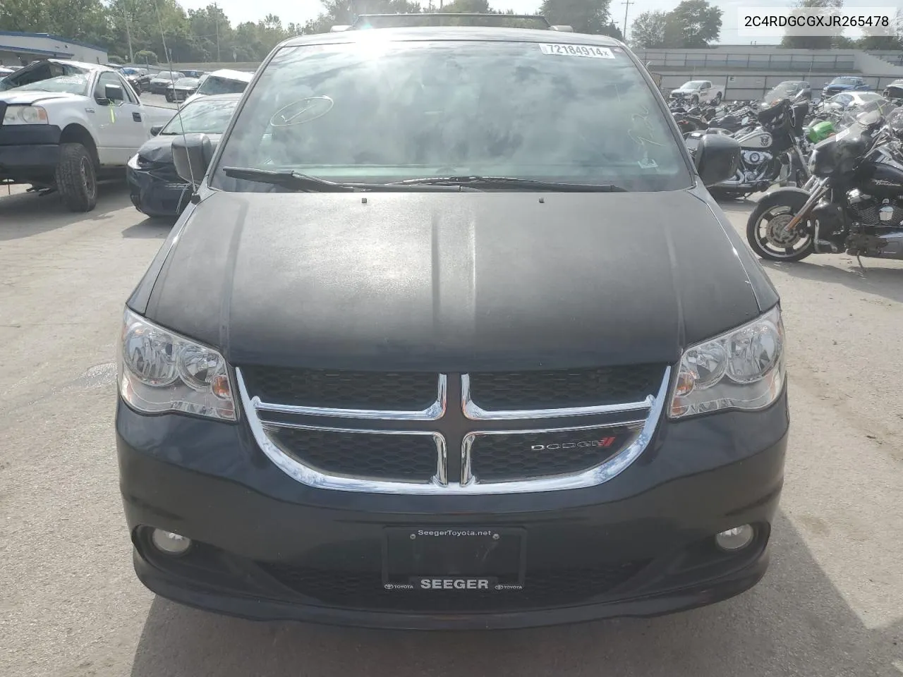 2018 Dodge Grand Caravan Sxt VIN: 2C4RDGCGXJR265478 Lot: 72184914