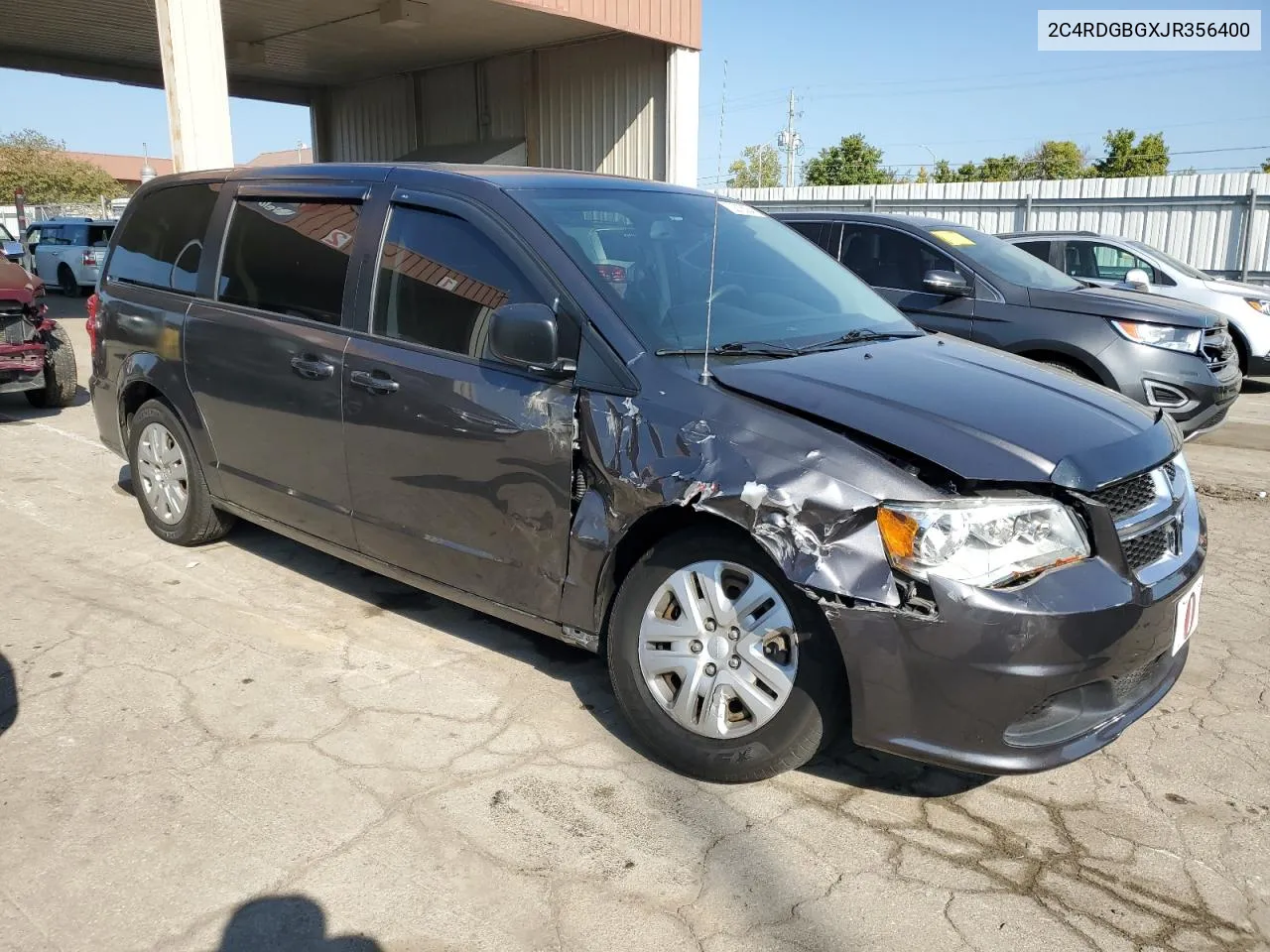 2018 Dodge Grand Caravan Se VIN: 2C4RDGBGXJR356400 Lot: 72318084