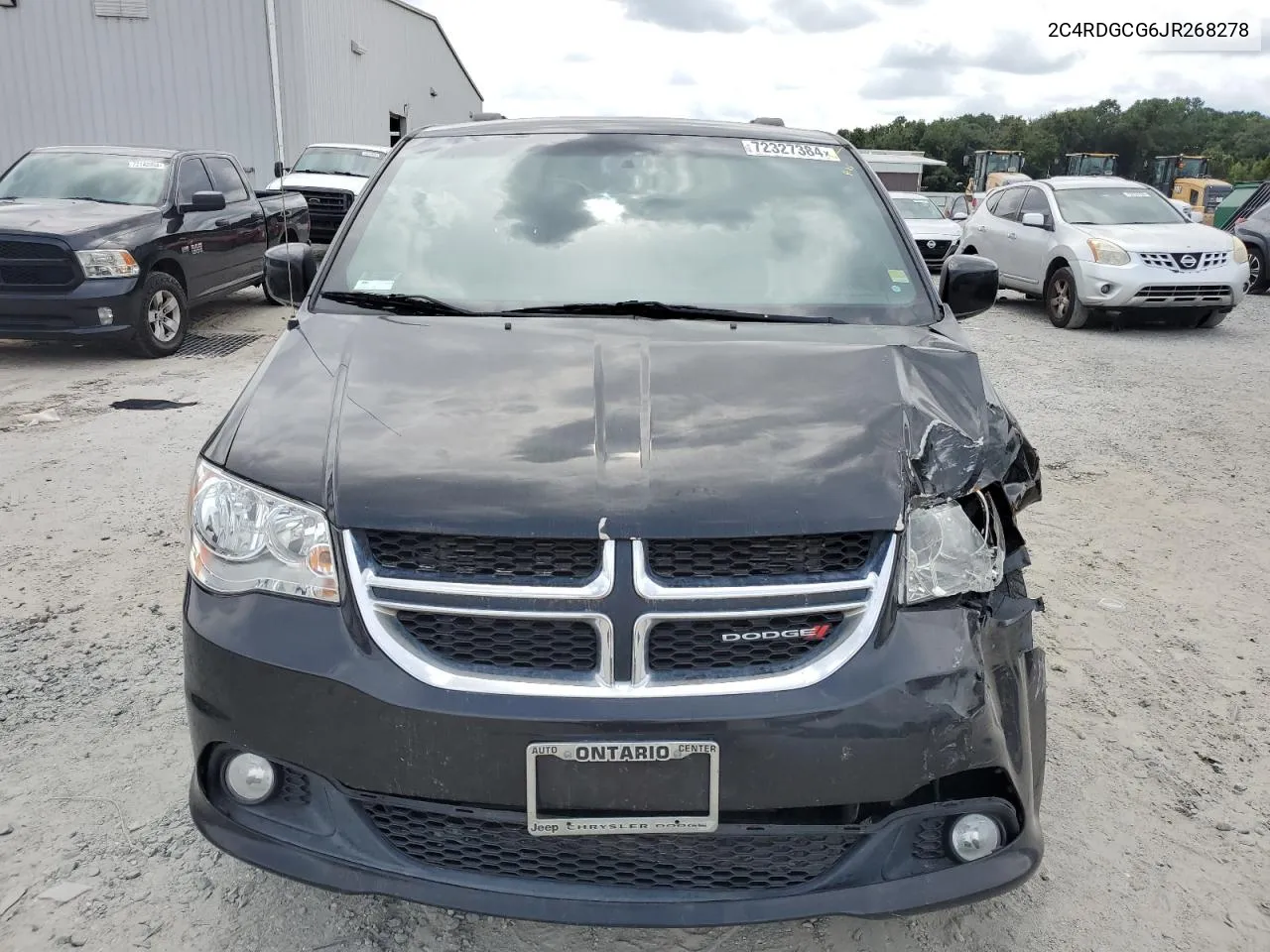 2018 Dodge Grand Caravan Sxt VIN: 2C4RDGCG6JR268278 Lot: 72327384