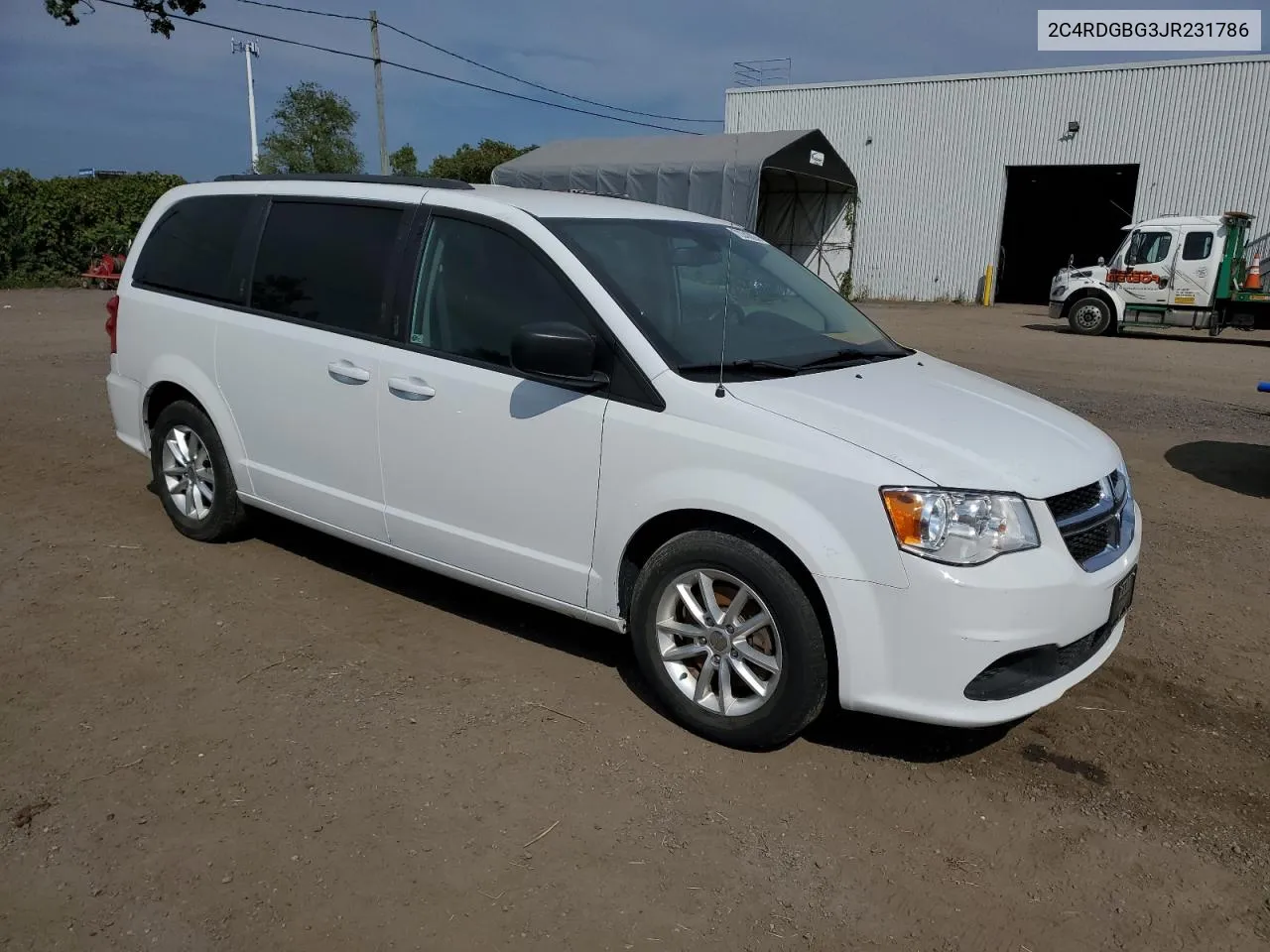 2018 Dodge Grand Caravan Se VIN: 2C4RDGBG3JR231786 Lot: 72343824