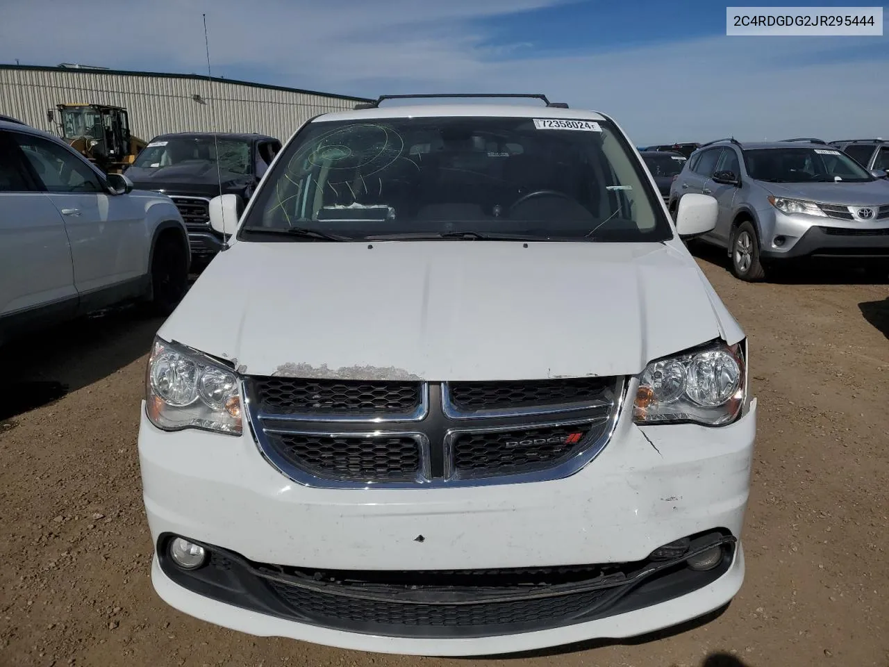 2018 Dodge Grand Caravan Crew VIN: 2C4RDGDG2JR295444 Lot: 72358024