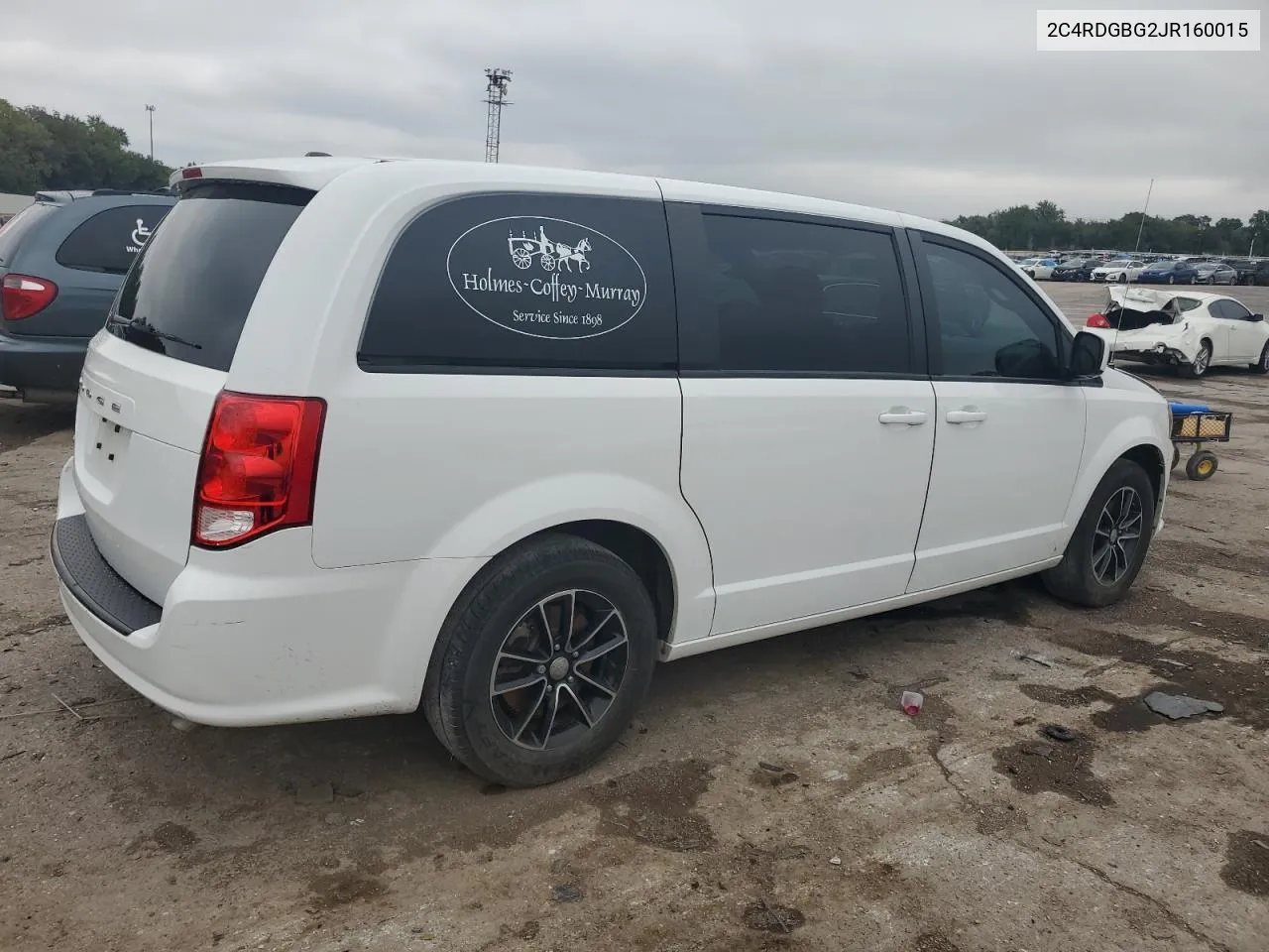 2018 Dodge Grand Caravan Se VIN: 2C4RDGBG2JR160015 Lot: 72511314