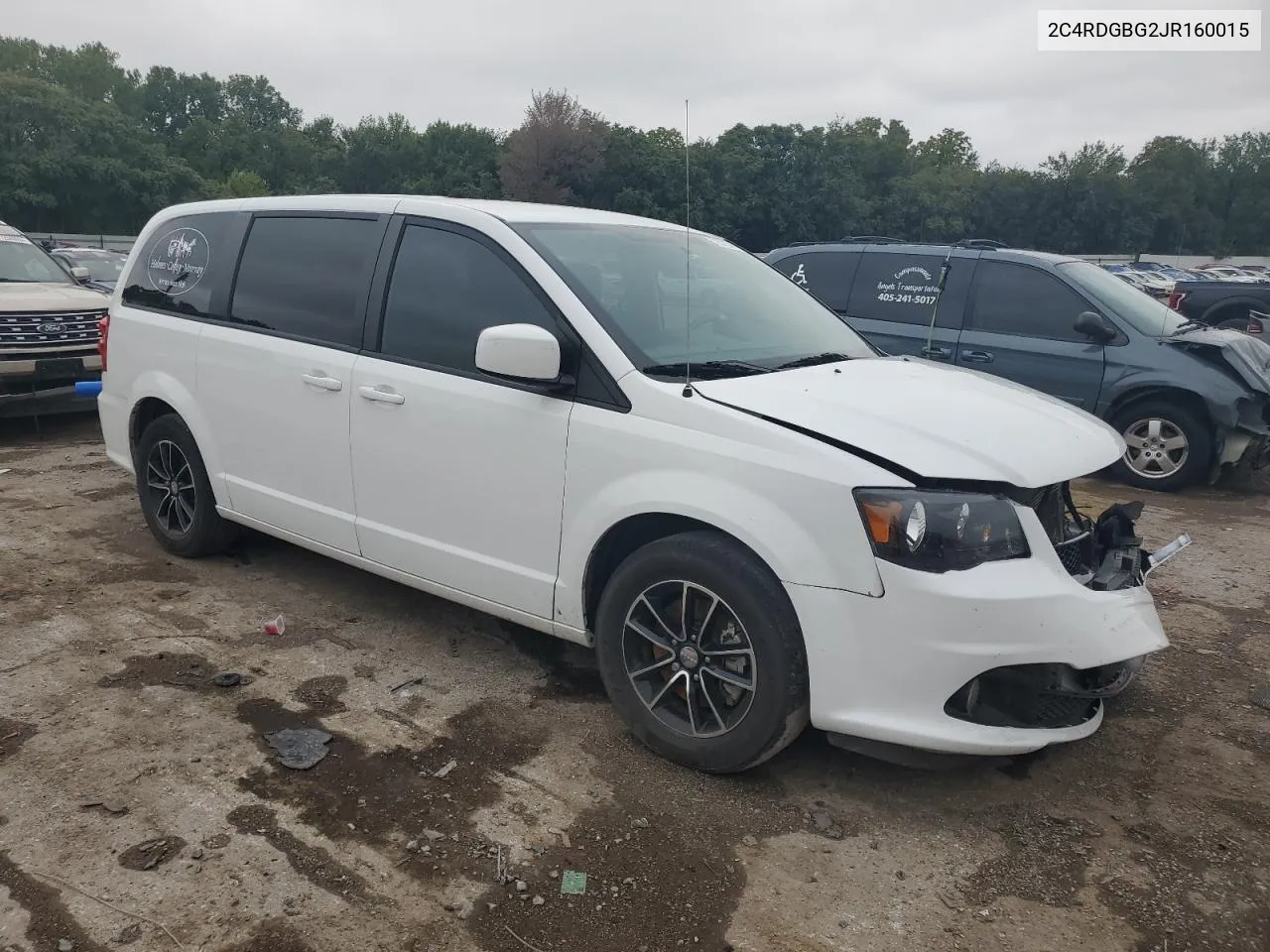 2018 Dodge Grand Caravan Se VIN: 2C4RDGBG2JR160015 Lot: 72511314